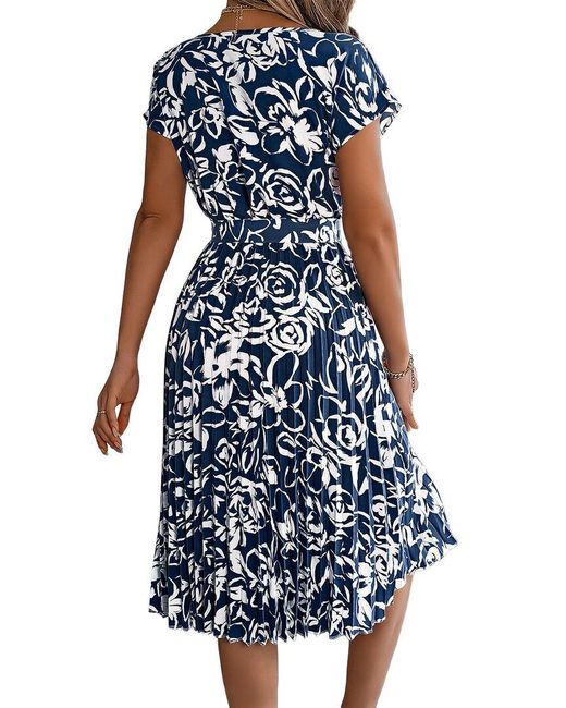 Kayla Paris Blue Midi Dress