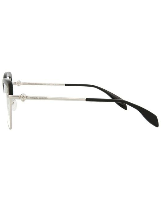 McQueen Metallic Am0259O 55Mm Optical Frames