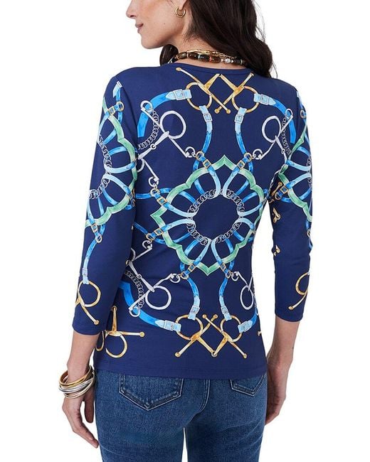 J.McLaughlin Blue Signature Tee