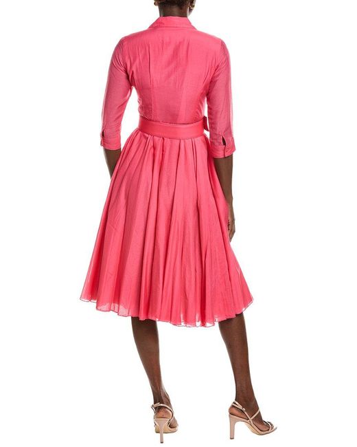 Samantha Sung Pink Aster Midi Dress