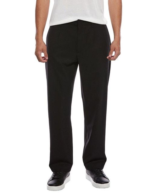 Rag & Bone Black Shift Wool-Blend Twill Trouser for men
