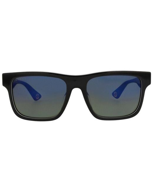 Gucci Blue 56Mm Sunglasses for men