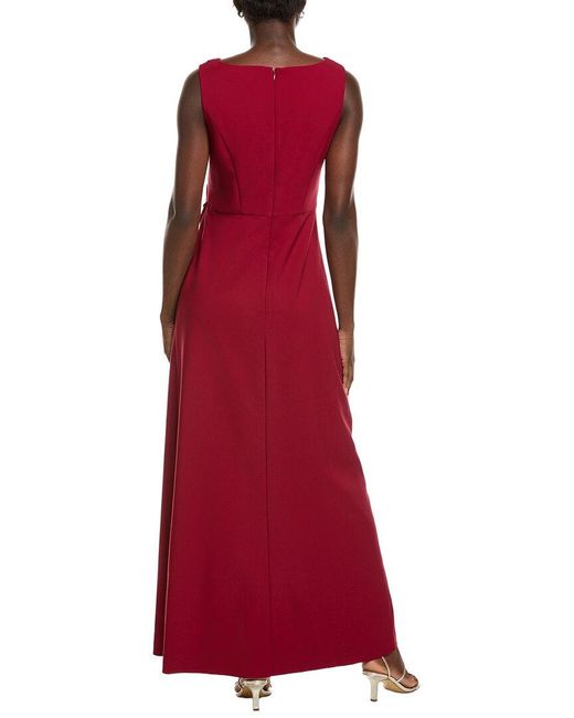 Kay Unger Red Nicolette Gown