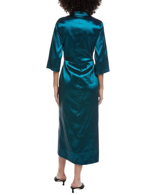 Rene Ruiz Blue Shirtdress