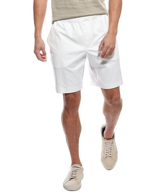 Brunello Cucinelli White Gym Short for men