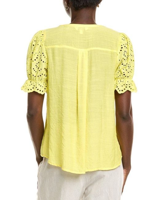 Nanette Lepore Yellow Blouse