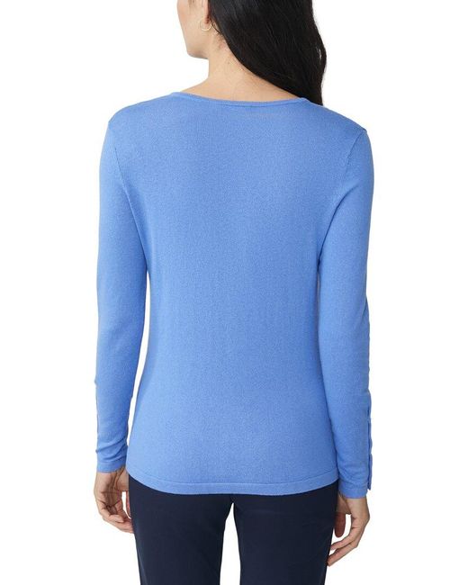 J.McLaughlin Blue Marnie Sweater