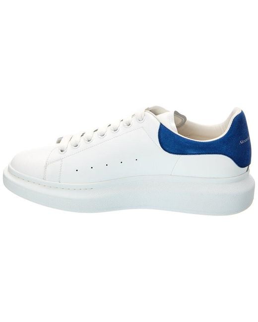 McQueen White Oversized Leather Sneaker