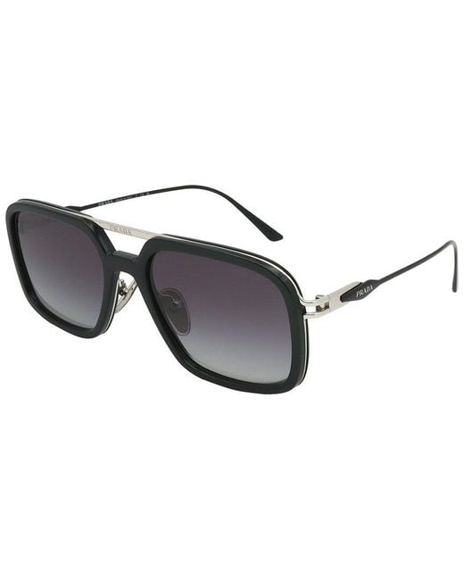 Prada Black Pr57zs 55mm Sunglasses for men