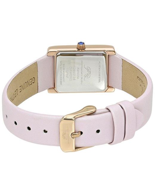 Porsamo Bleu Karolina Diamond Watch in White | Lyst display picture 3