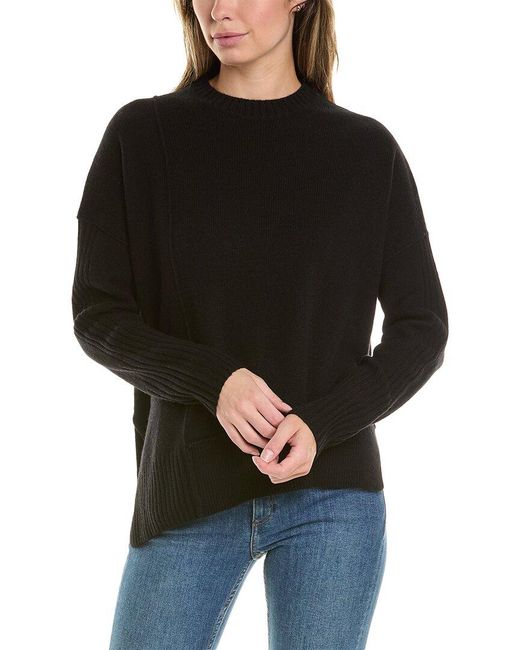 AllSaints Black Kiki Cashmere & Wool-blend Sweater