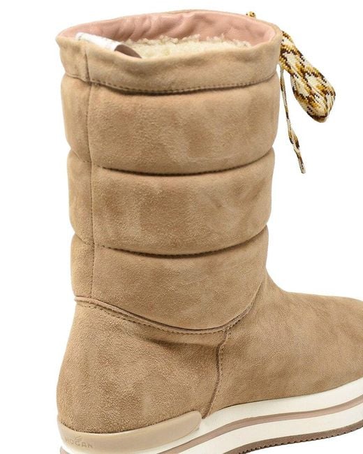 Hogan Natural Suede Boot