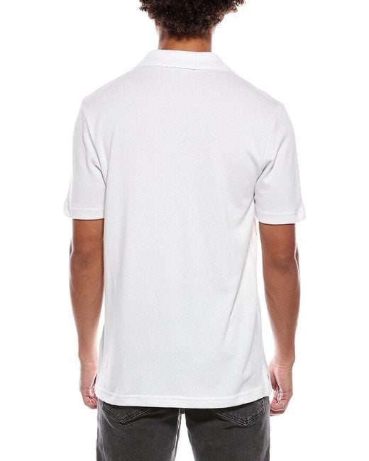 Karl Lagerfeld White Sweater Polo Shirt for men