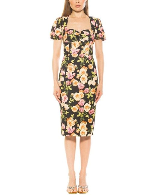 Alexia Admor Yellow Micaela Sheath Dress