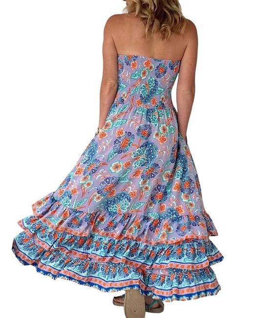 Silvia Rufino Blue Midi Dress