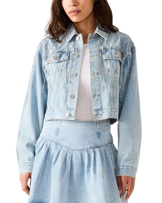 Steve Madden Blue Diamondine Jacket