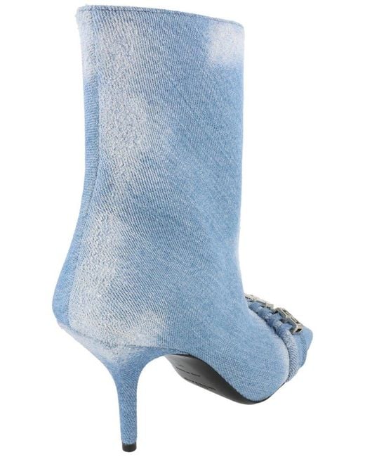 Givenchy Blue G Denim Bootie