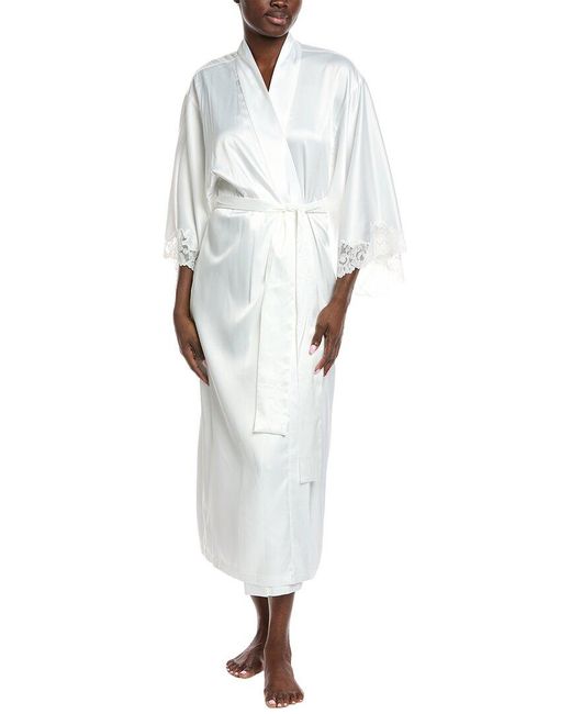 Natori White Peony Glamour Robe