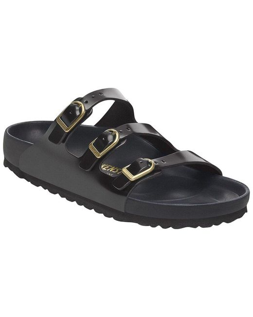 Birkenstock Black Florida Exquisite Leather Sandal