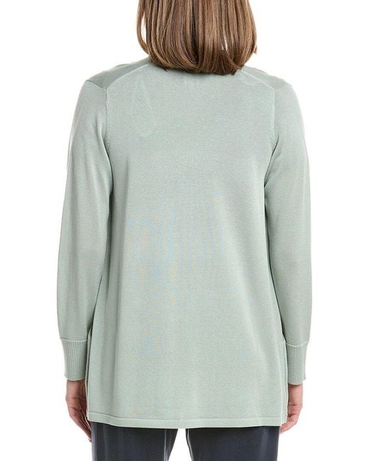 Anne Klein Gray Pocket Cardigan