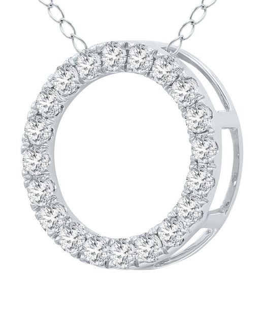 True Diamond Metallic 14k 0.46 Ct. Tw. Diamond Necklace