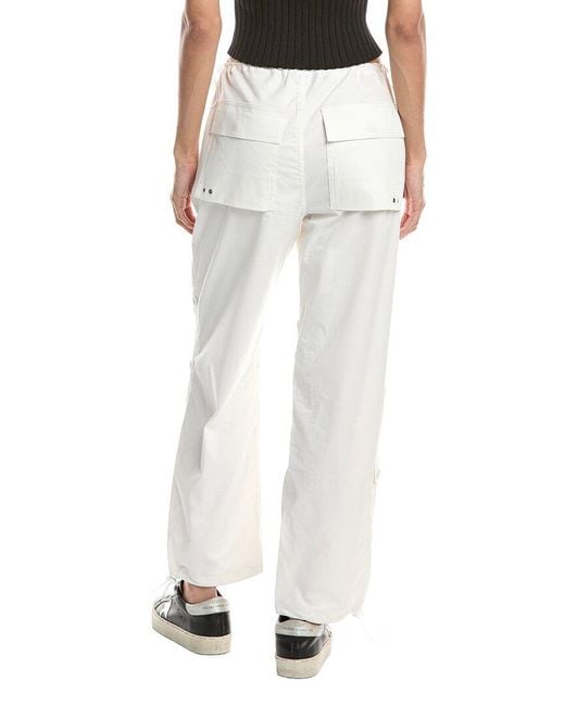 GUIZIO White Utility Cargo Pant