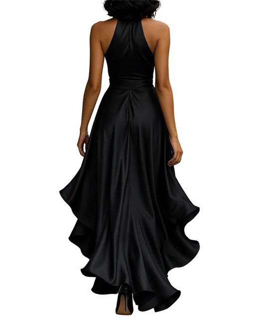 VERA DOLINI Black Maxi Dress