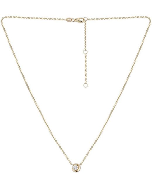 Gregg Ruth White 14K 0.30 Ct. Tw. Diamond Pendant