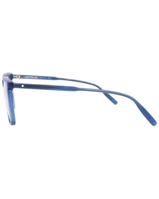 Montblanc Blue Mb0011O 57Mm Optical Frames for men