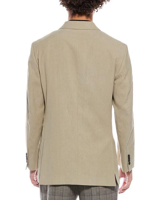 Todd Snyder Natural Relaxed Linen Tuxedo Jacket for men