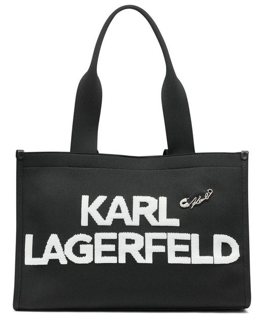 Karl Lagerfeld Black Kristina Tote