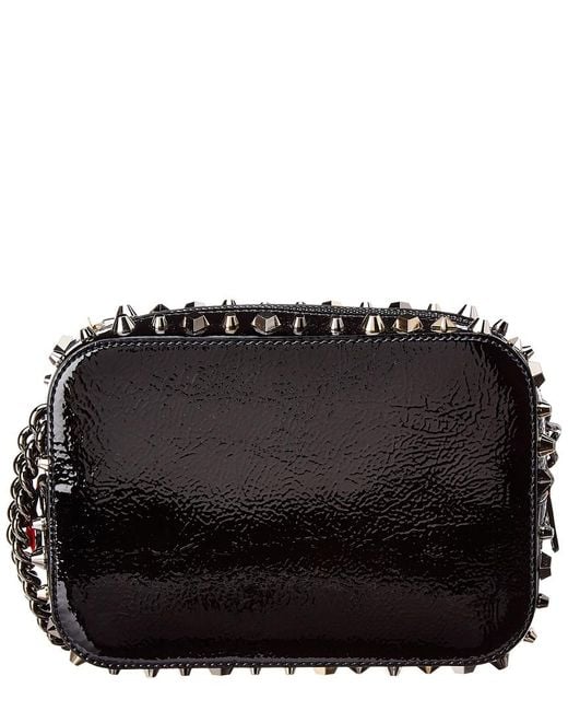 Christian Louboutin Black Rubylou Mini Patent Crossbody