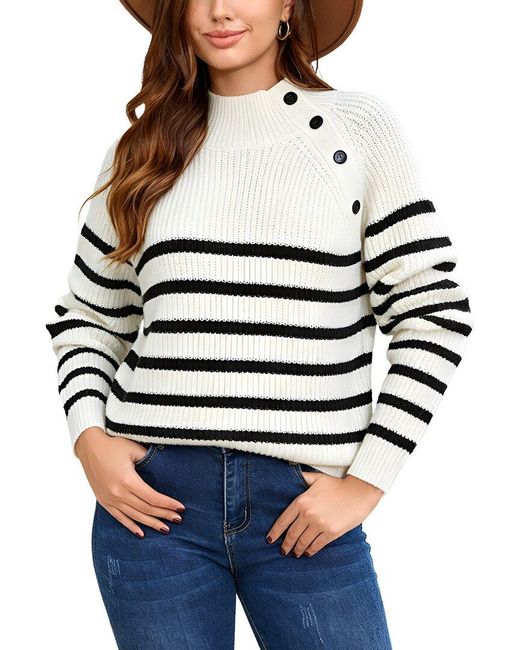 ROMANISSA White Sweater