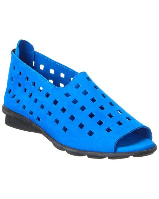 Arche Blue Drick Leather Flat
