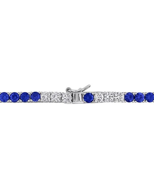 Rina Limor Blue 30.24 Ct. Tw. Lab-Grown Sapphire Strand Necklace