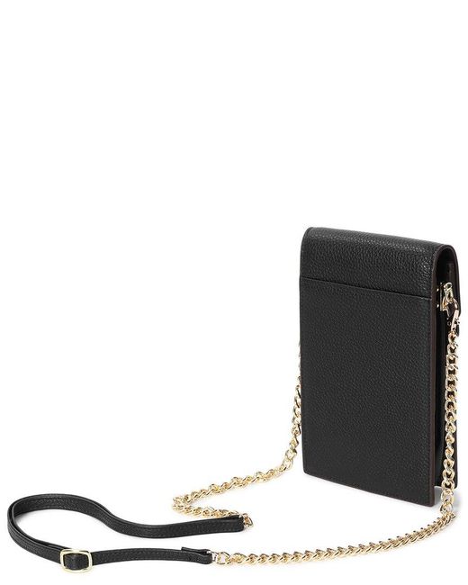 Tiffany & Fred Paris Black Dragon Crystal Leather Bag