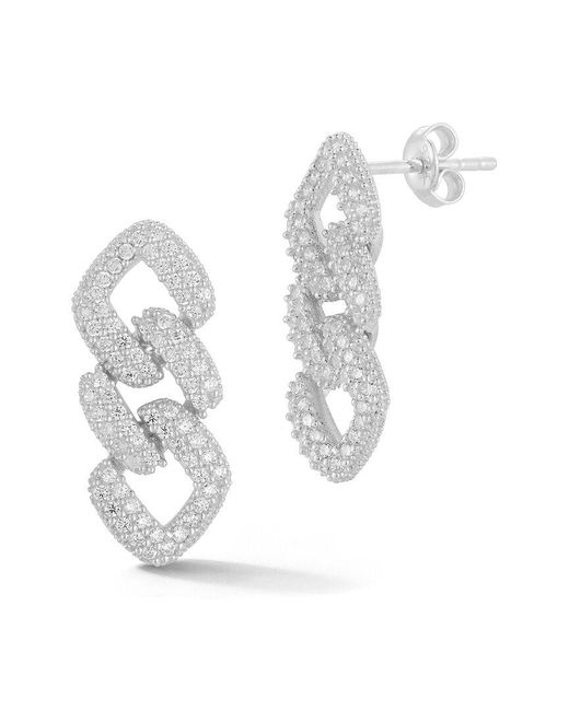 Glaze Jewelry White Drop Earrings