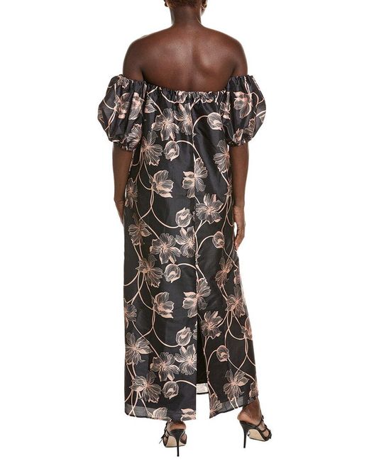 Hutch Black Iris Maxi Dress