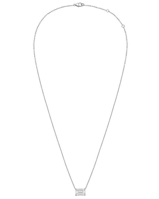 Diana M Multicolor Diana M. 14K 15.00 Ct. Tw. Lab-Grown Diamond Pendant Necklace