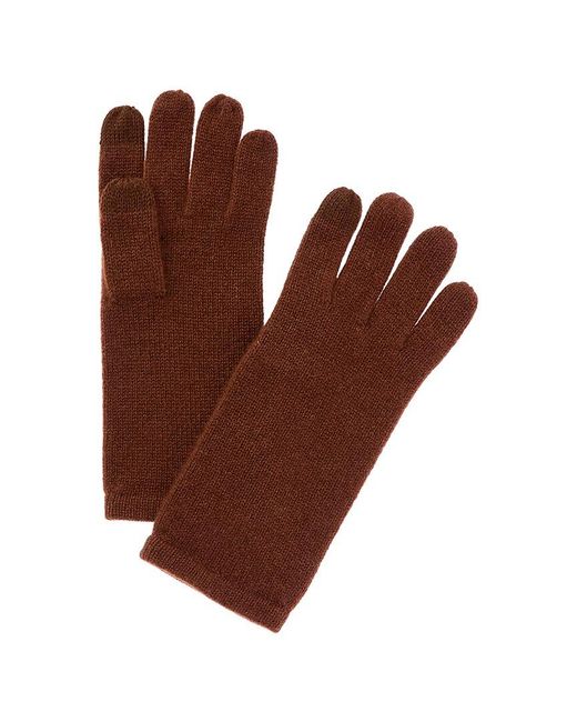 Phenix Brown Cashmere Tech Gloves