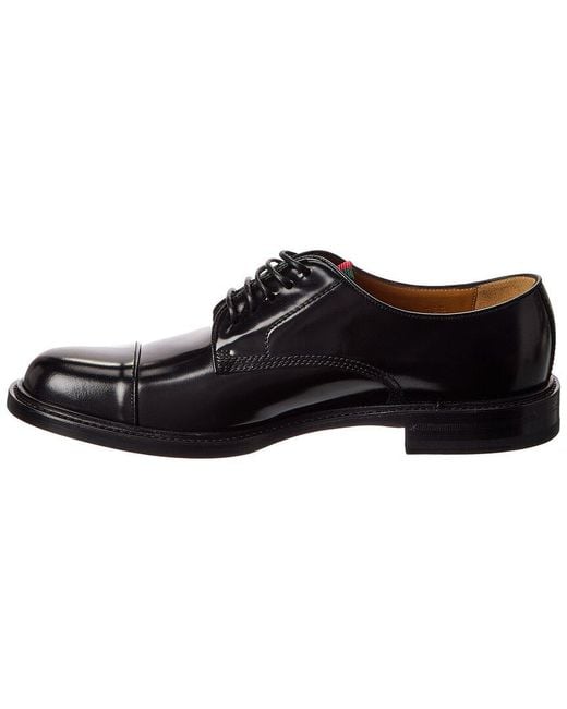 Gucci Black Leather Oxford for men