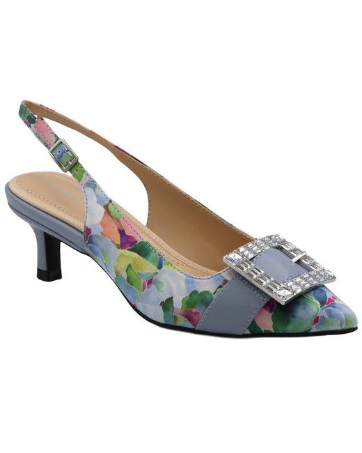 Adrienne Vittadini Blue Sabia Pump
