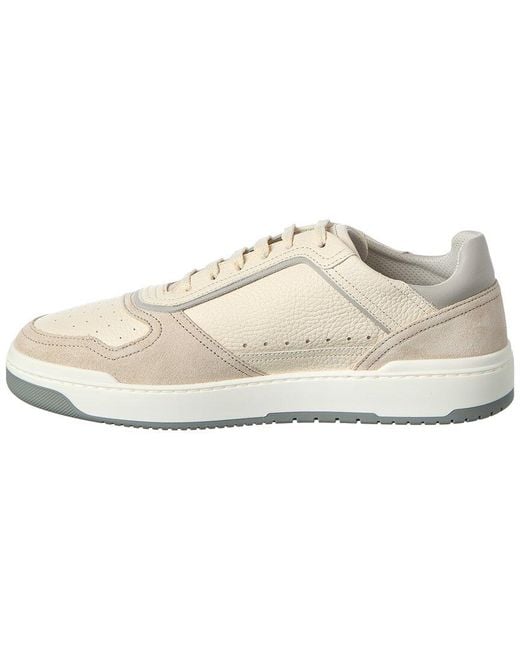 Brunello Cucinelli White Leather Sneaker for men