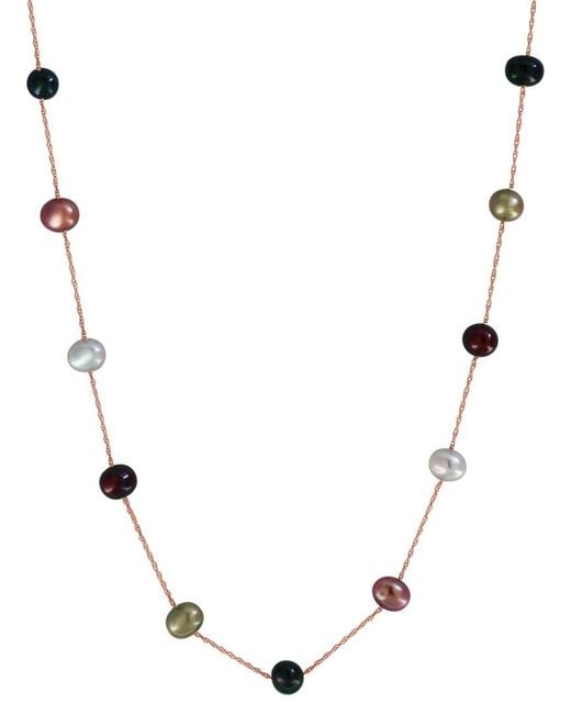 Effy Fine Jewelry Natural 14K 5.5-6Mm Pearl Necklace