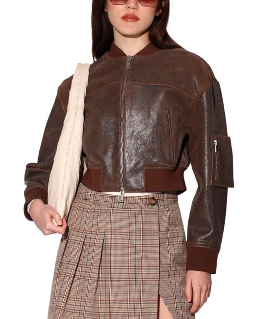 Walter Baker Brown Andrea Leather Jacket