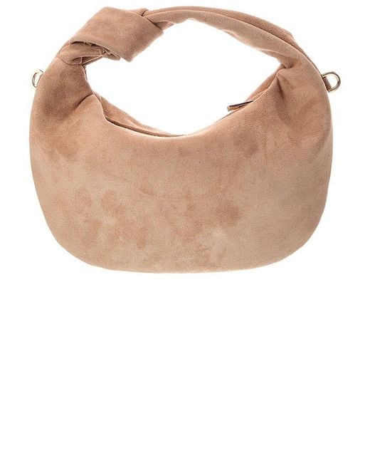 Italian Leather Natural Isabelle Leather Top Handle Bag
