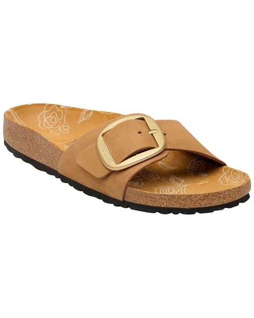Birkenstock Brown Madrid Big Buckle Leather Sandal