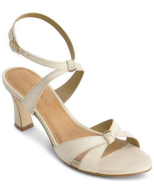 Bernardo Metallic Neera Leather Sandal