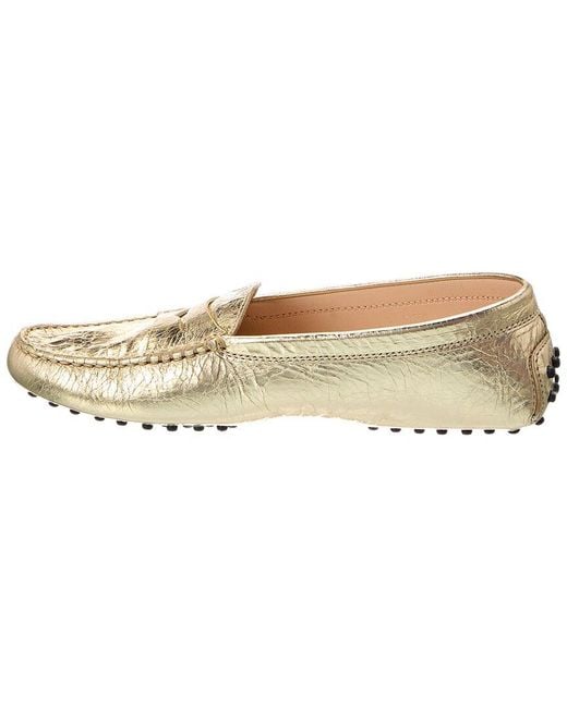 Tod's White Leather Loafer