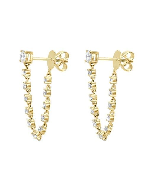 Sabrina Designs Metallic 14K 1.00 Ct. Tw. Diamond Earrings